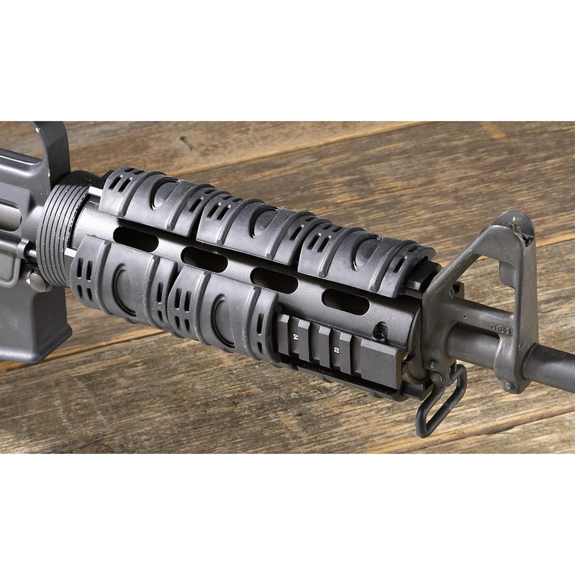 6 M4 Quad Rail With Covers 197853 Tactical Rifle Accessories At | Free ...