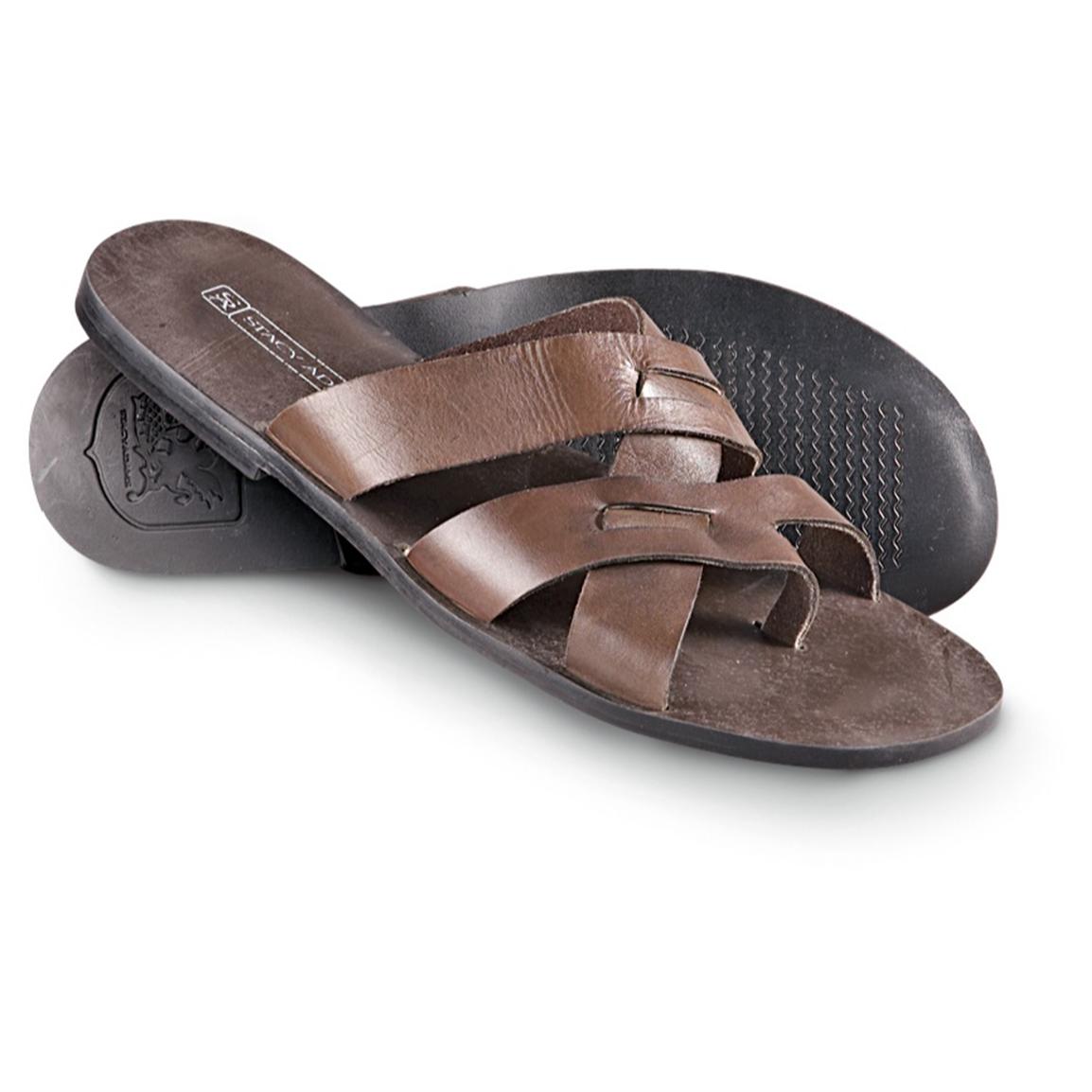 Men's Stacy AdamsÂ® Solaris Sandals, Brown - 197912, Sandals at Sportsman's Guide