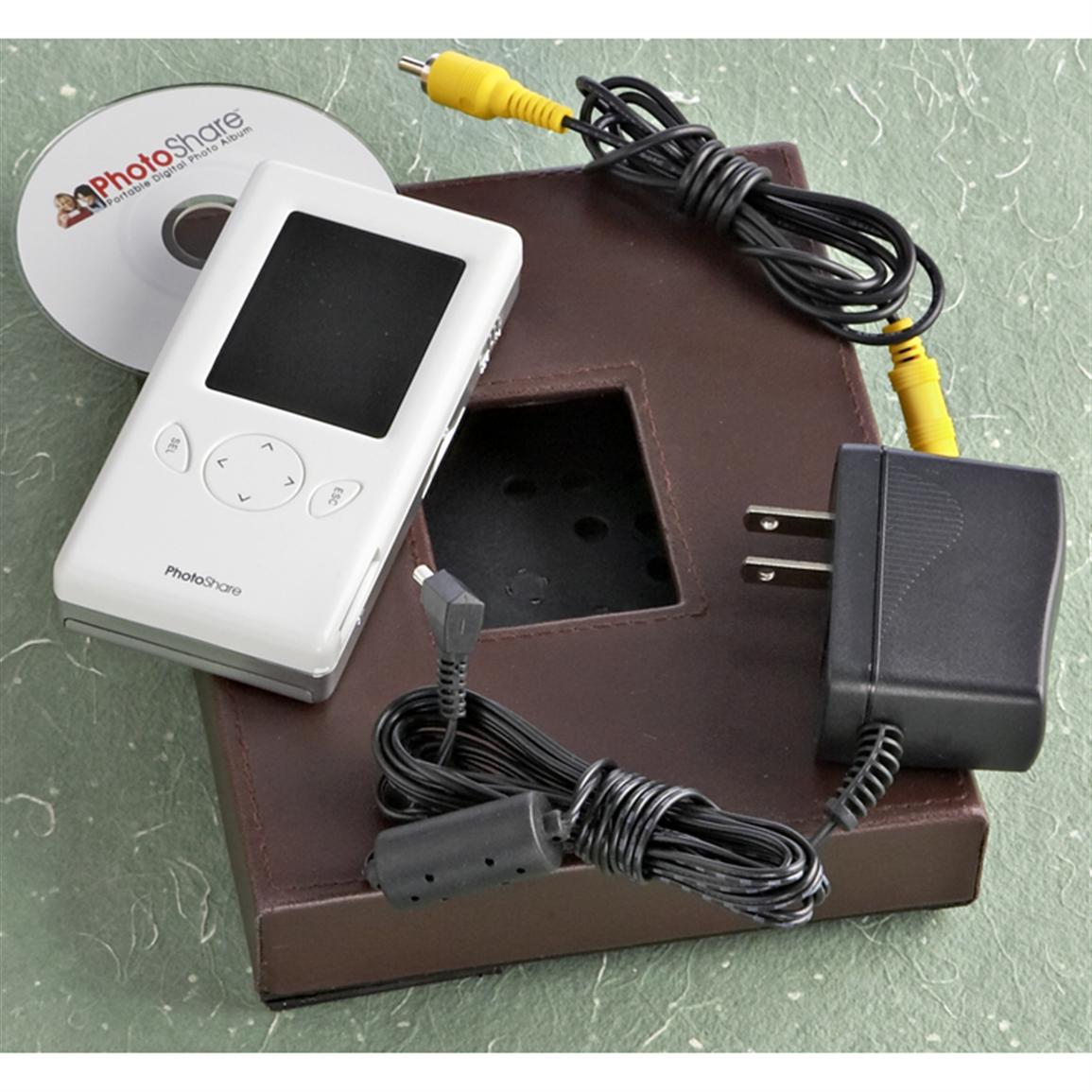 PhotoShare Portable Digital Photo Album with 2.4" LCD Screen