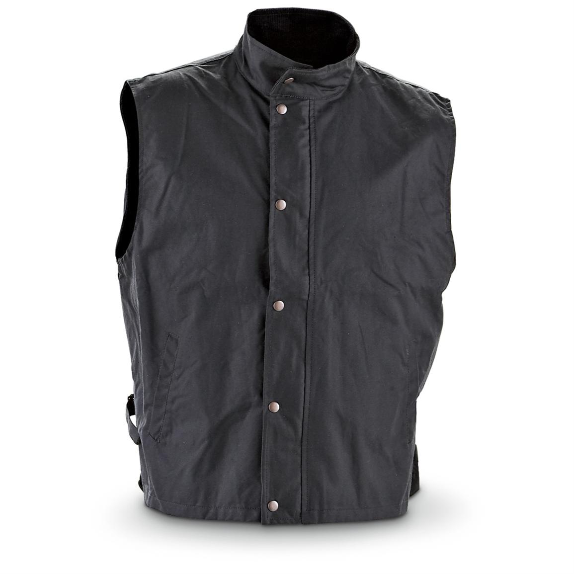 S.O.S. Workhorse Oilskin Vest 199046, Vests at Sportsman's Guide