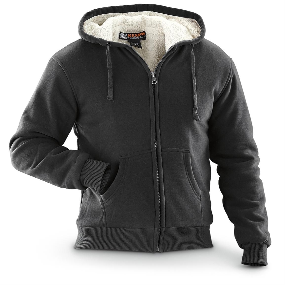 Kenpo® Micro - fleece Lined Zip - front Hoodie - 199156, Sweatshirts ...