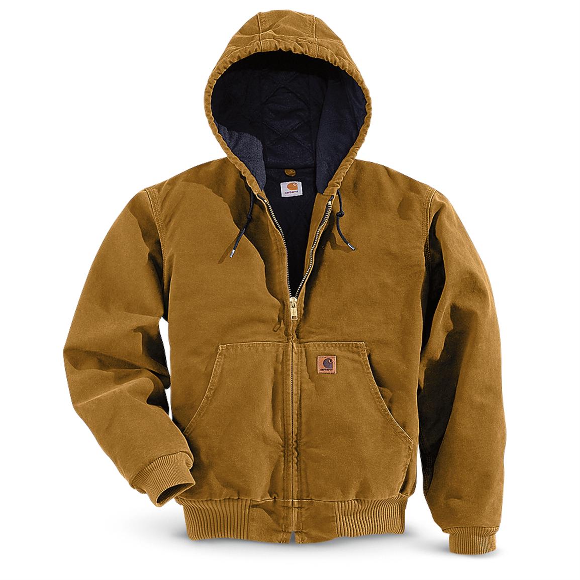 Tall Carhartt® Sandstone Active Jacket - 199236, Insulated Jackets ...