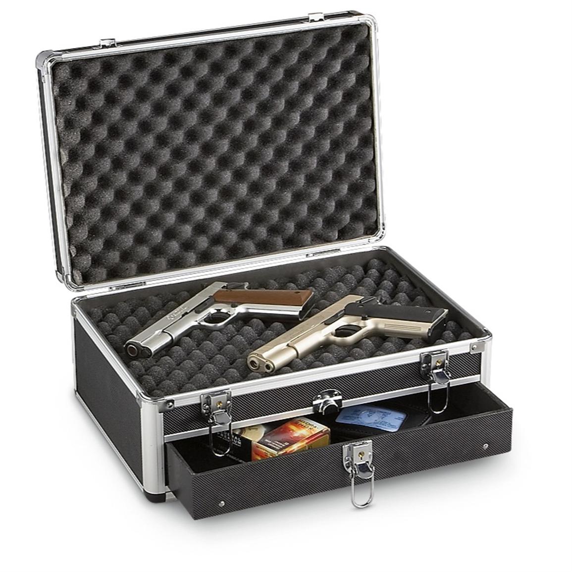 Gun Case with Drawer 199712, Gun Cases at Sportsman's Guide