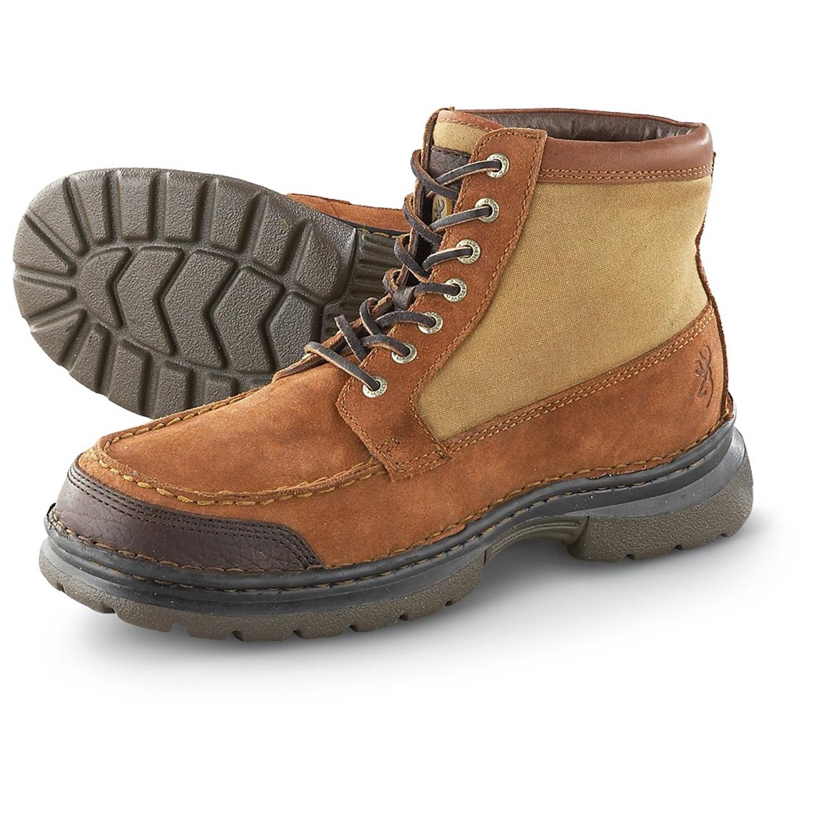 browning moc toe boots