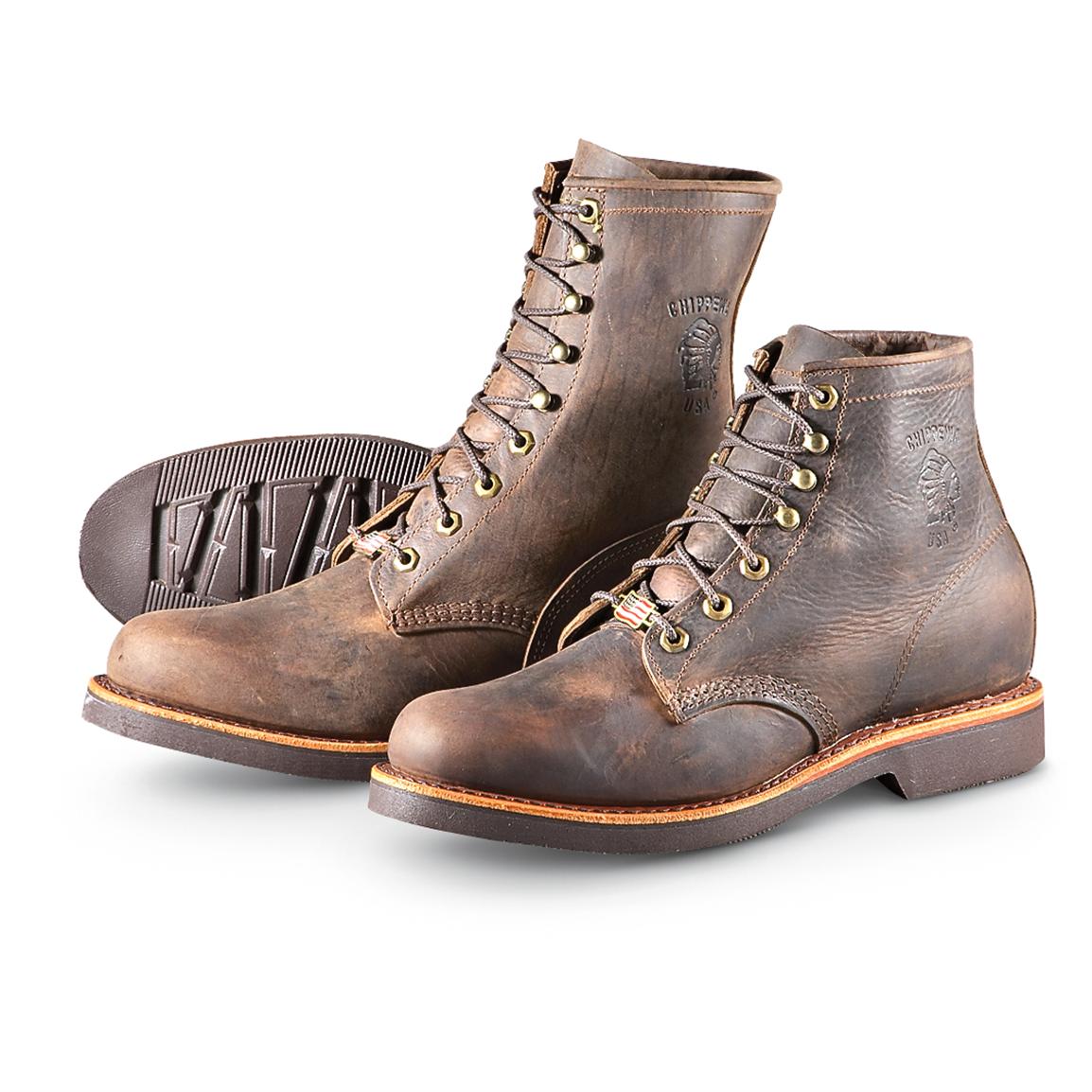 Apache Lacer Boots, Chocolate - 200050 