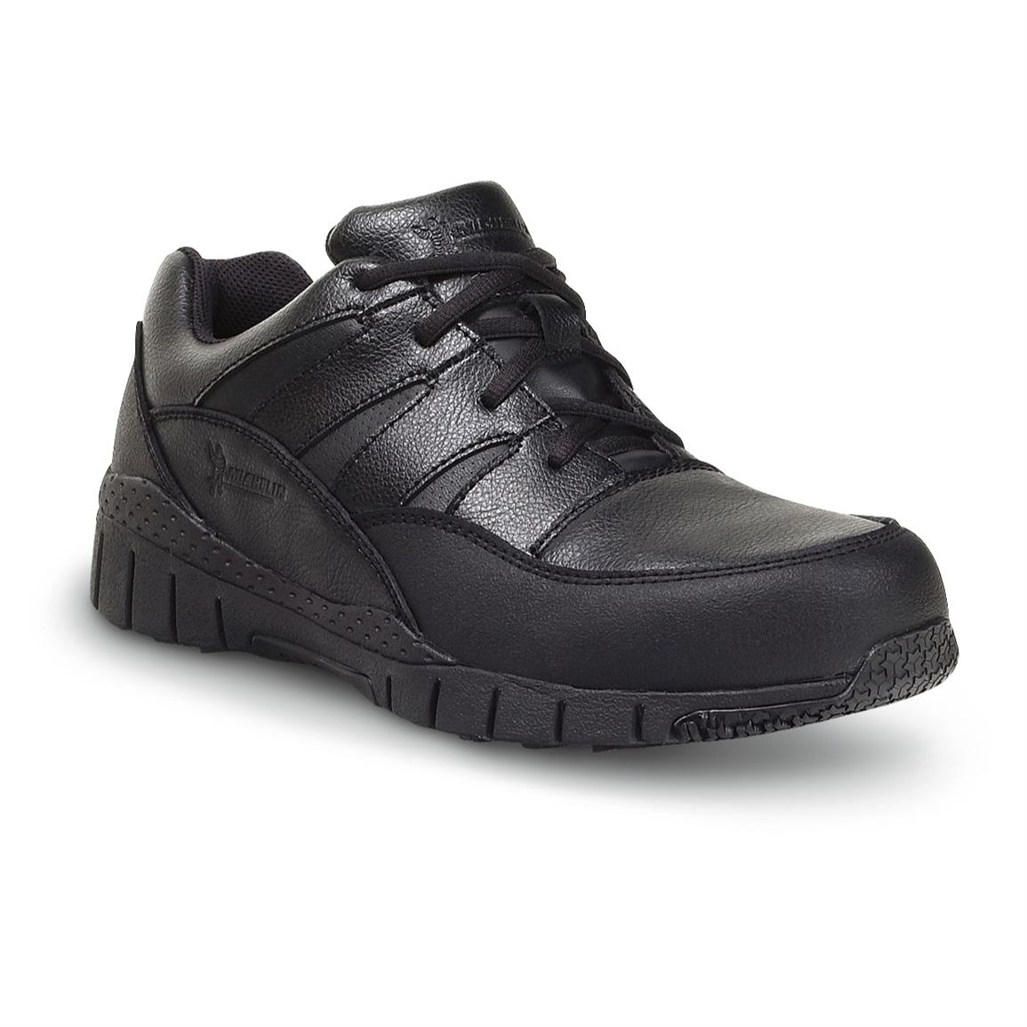black work oxfords