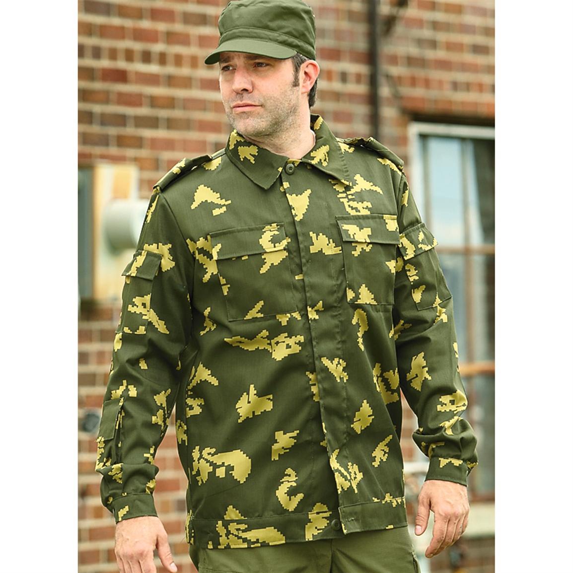 New Russian Military Surplus Field Shirt, FSB Digital - 201038 
