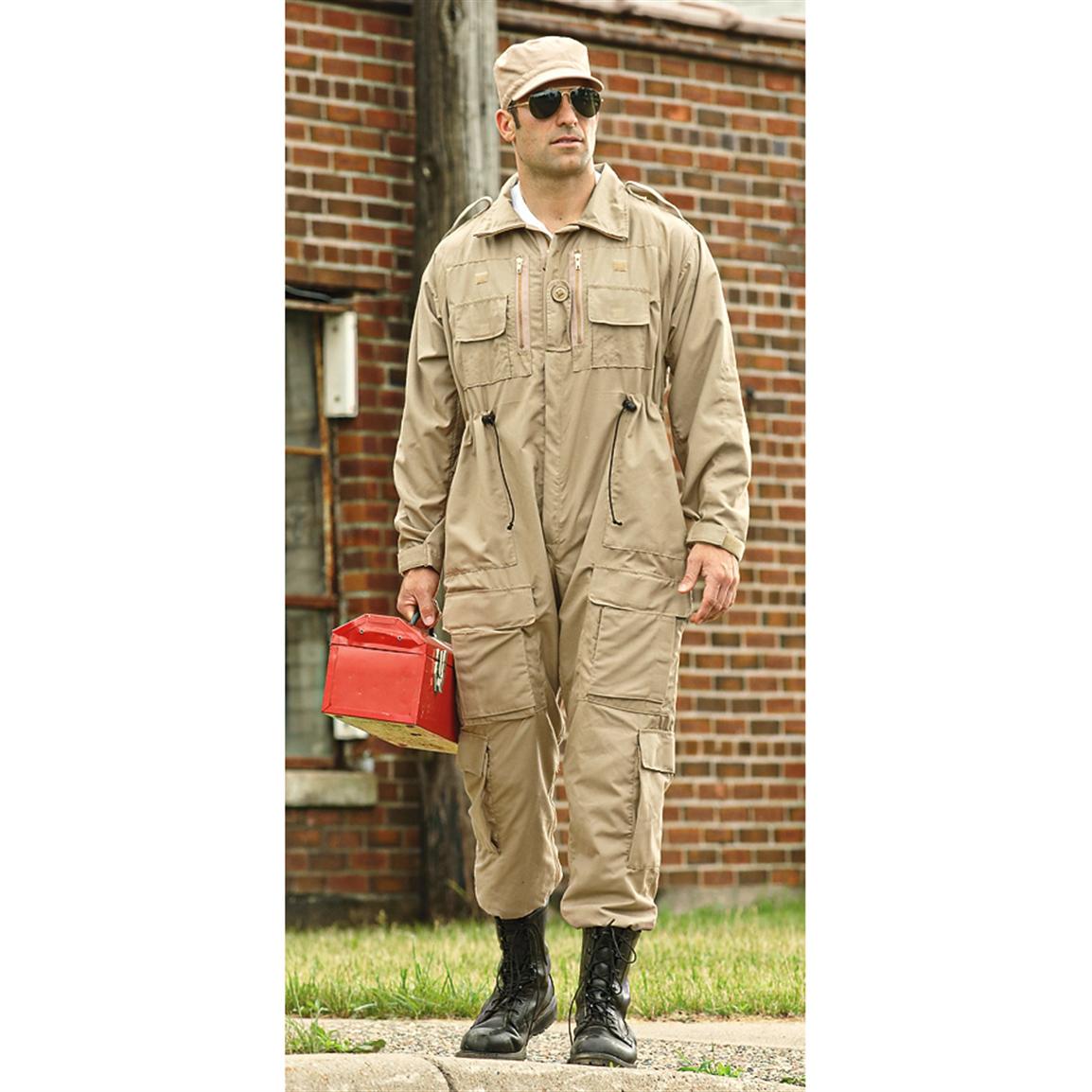 Used British Military Nomex® Coveralls, Khaki 206104, Military