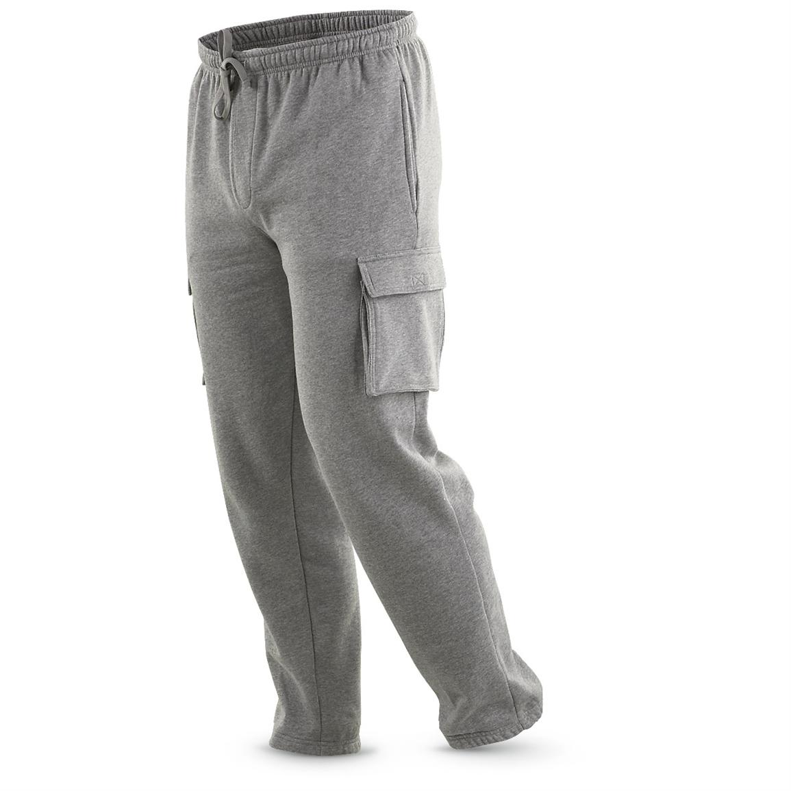 2 - Pk. Fleece Cargo Pants, 1 Navy / 1 Gray - 201753, Jeans & Pants at ...