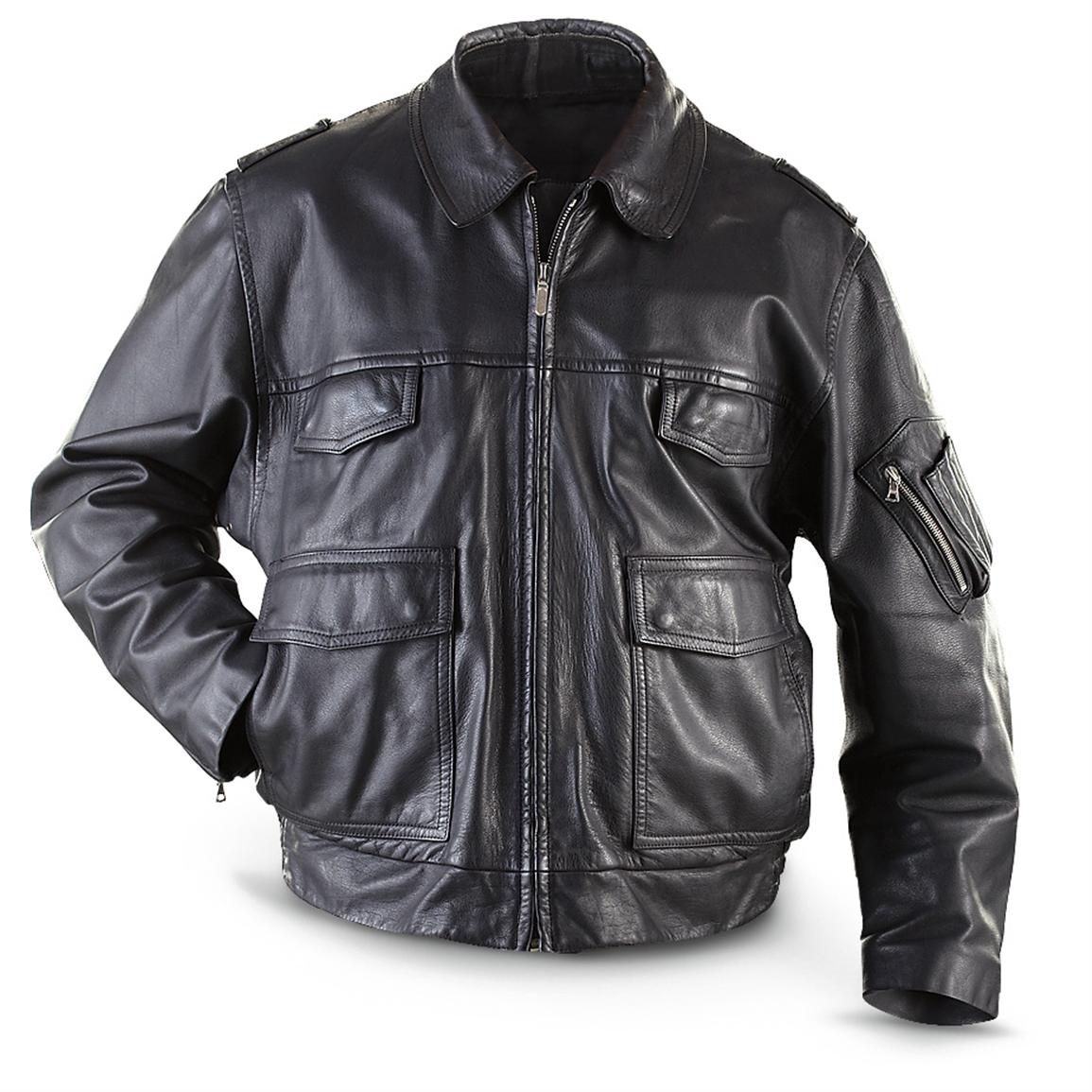 military leather jackets