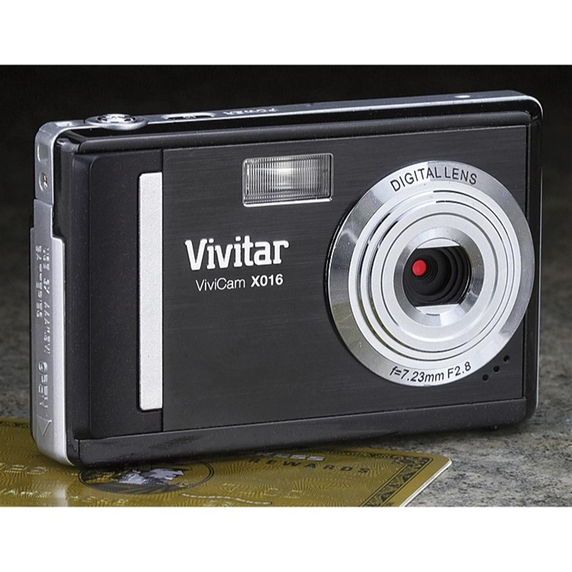 Vivitar® 10-megapixel Digital Camera with BONUS 2GB Card / Case / Tripod