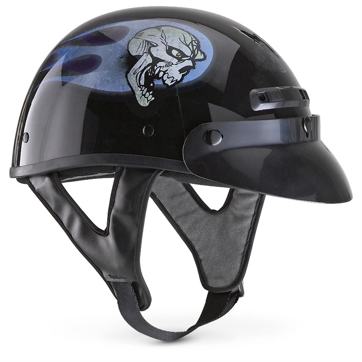 Raider™ Shorty - style Motorcycle Helmet - 202187, Helmets & Goggles at
