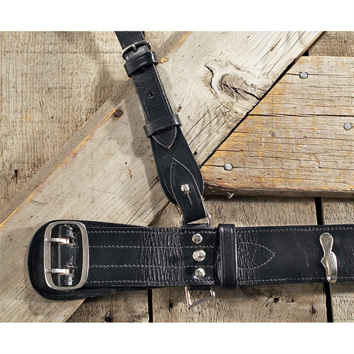 Sam Browne Leather Belt, Black - 20232, Shooting Accessories at ...