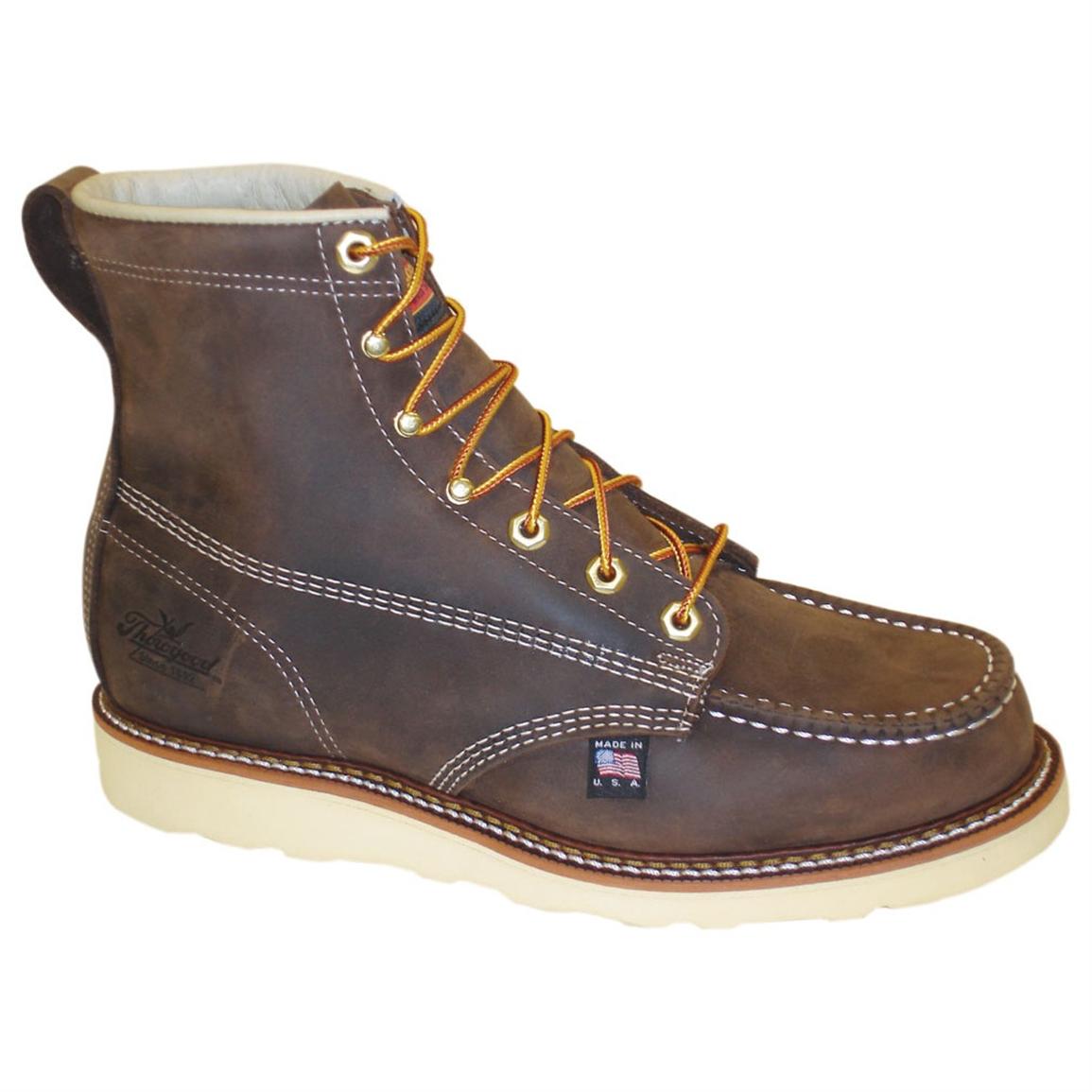 Men's Thorogood® 6 inch Moc Toe Wedge Work Boots