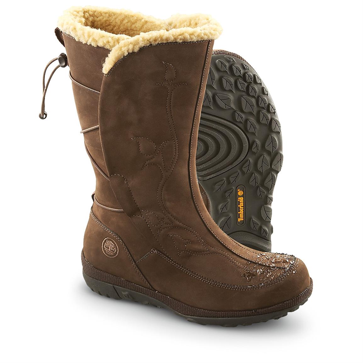 Women's Timberland® Crystal Mountain Waterproof Pull - on Boots ...