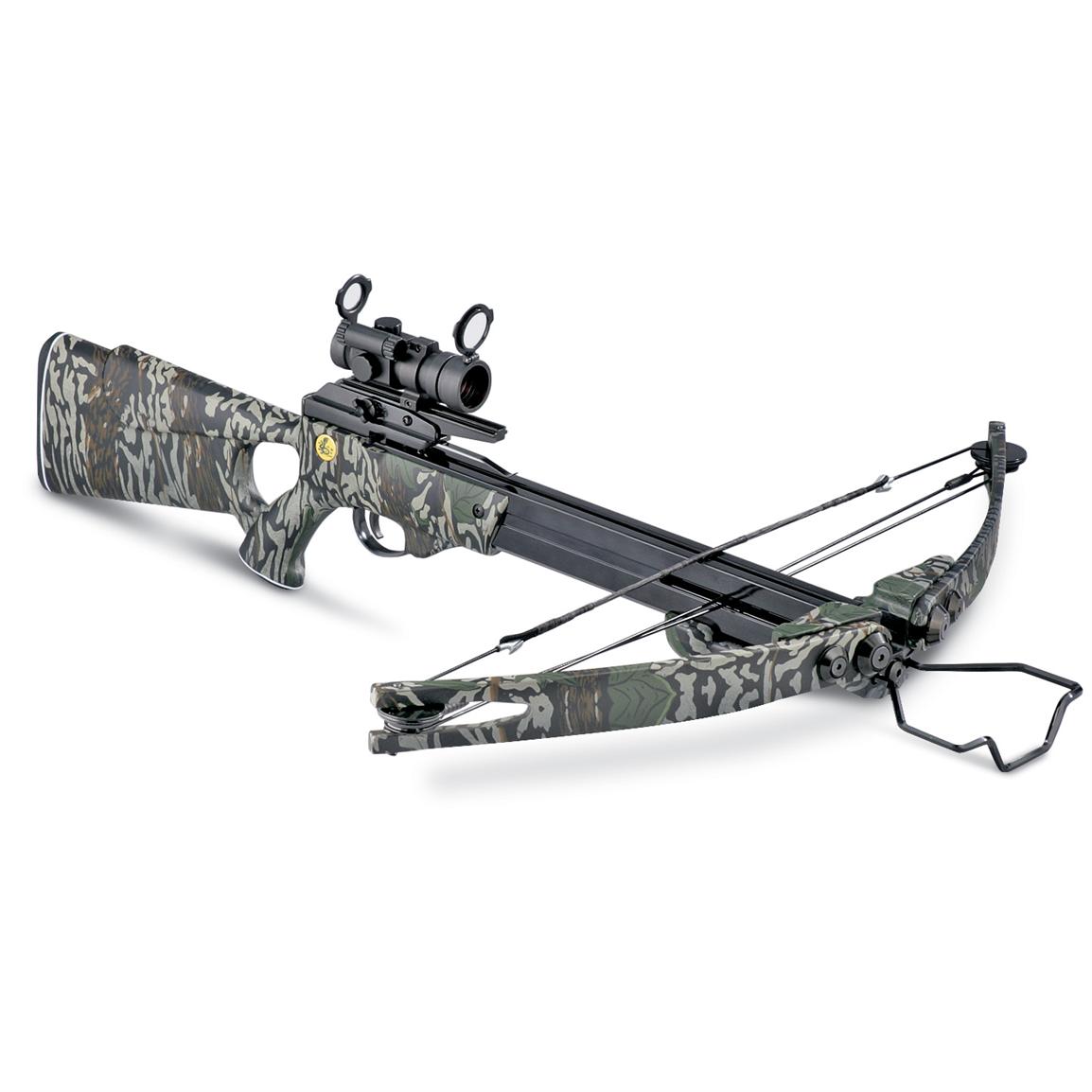 Guide Gear™ 250lb. Compound Crossbow with Reflex Sight, Gray Camo