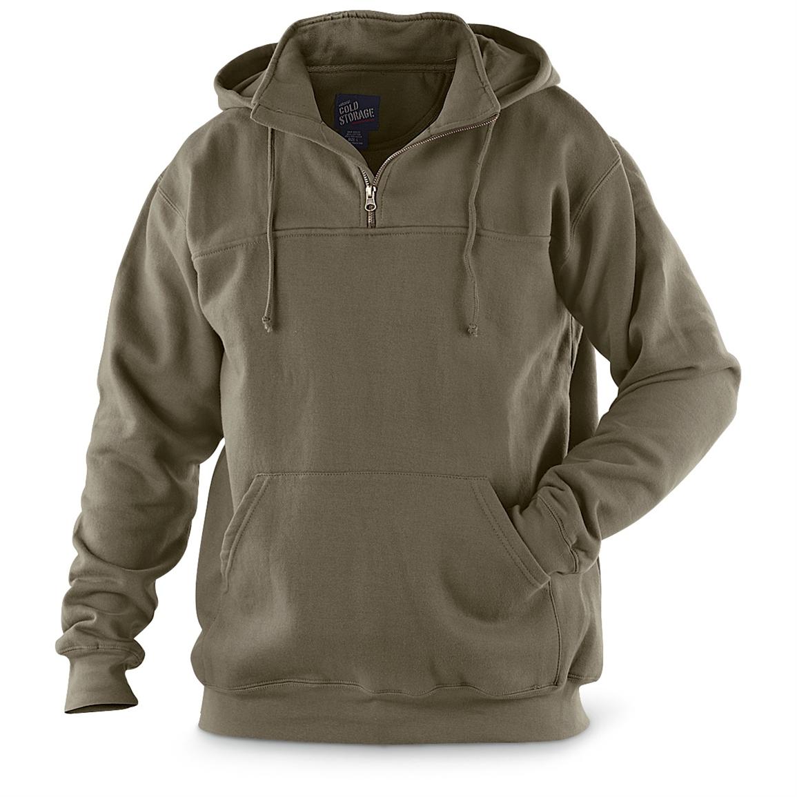 Cold Storage® 1/4 - zip Hoodie Sweatshirt - 203099, Sweatshirts ...