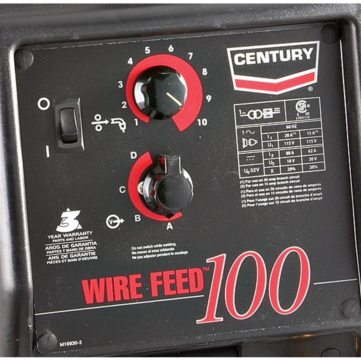 Century® Wirefeed 140 Welder - 203270, Welders & Accessories at