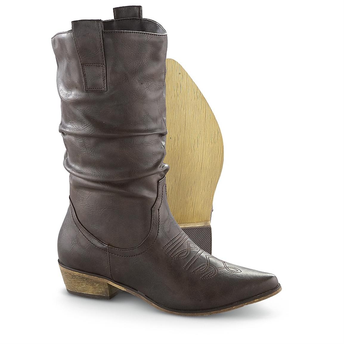 grey casual boots for women
