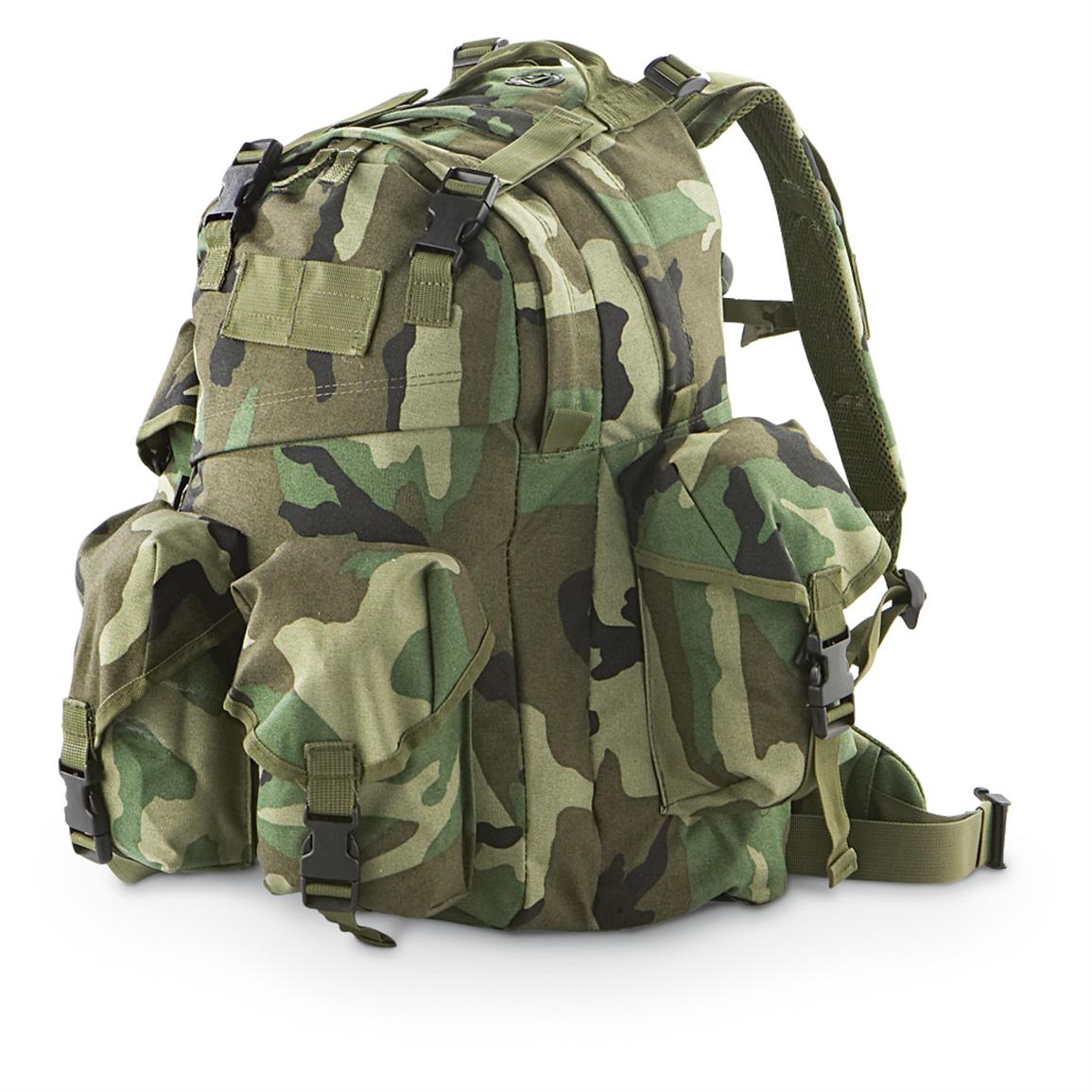 Mil - Tec® 3 - day Assault Pack, Woodland Camo - 203371, Tactical ...