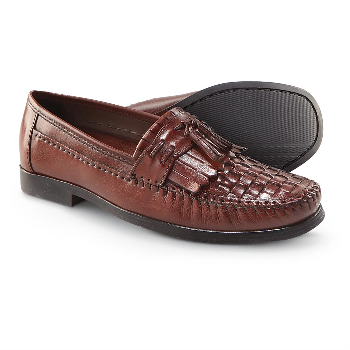 Men's Nunn Bush® New York Loafers, Cognac - 203419, Dress Shoes at ...
