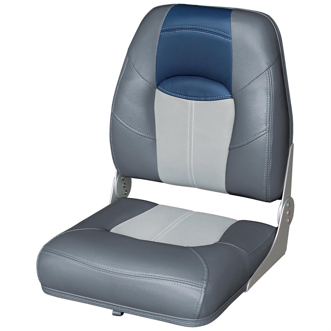 Wise® Blast-Off™ Series High Back Folding Boat Seat - 203463, Fold Down ...