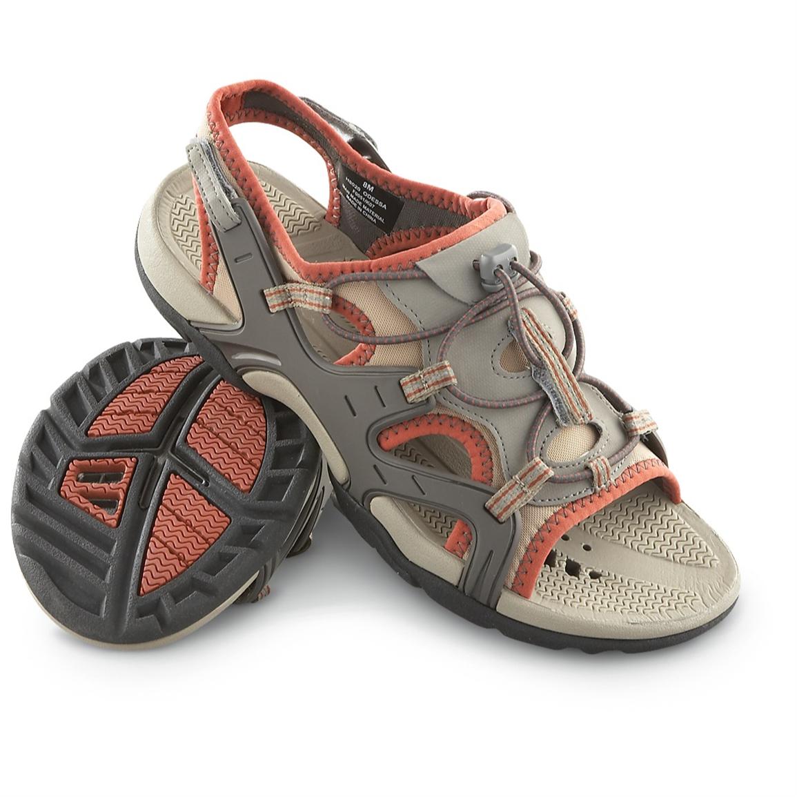 Women's Mountrek® Odessa Sandals, Brick - 203502, Sandals & Flip Flops ...