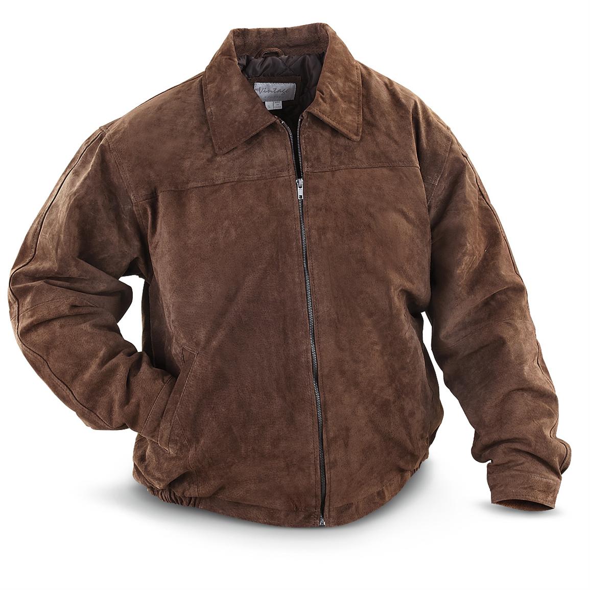 Vintage Suede Bomber Jacket 203614 Insulated Jackets And Coats At Sportsmans Guide 