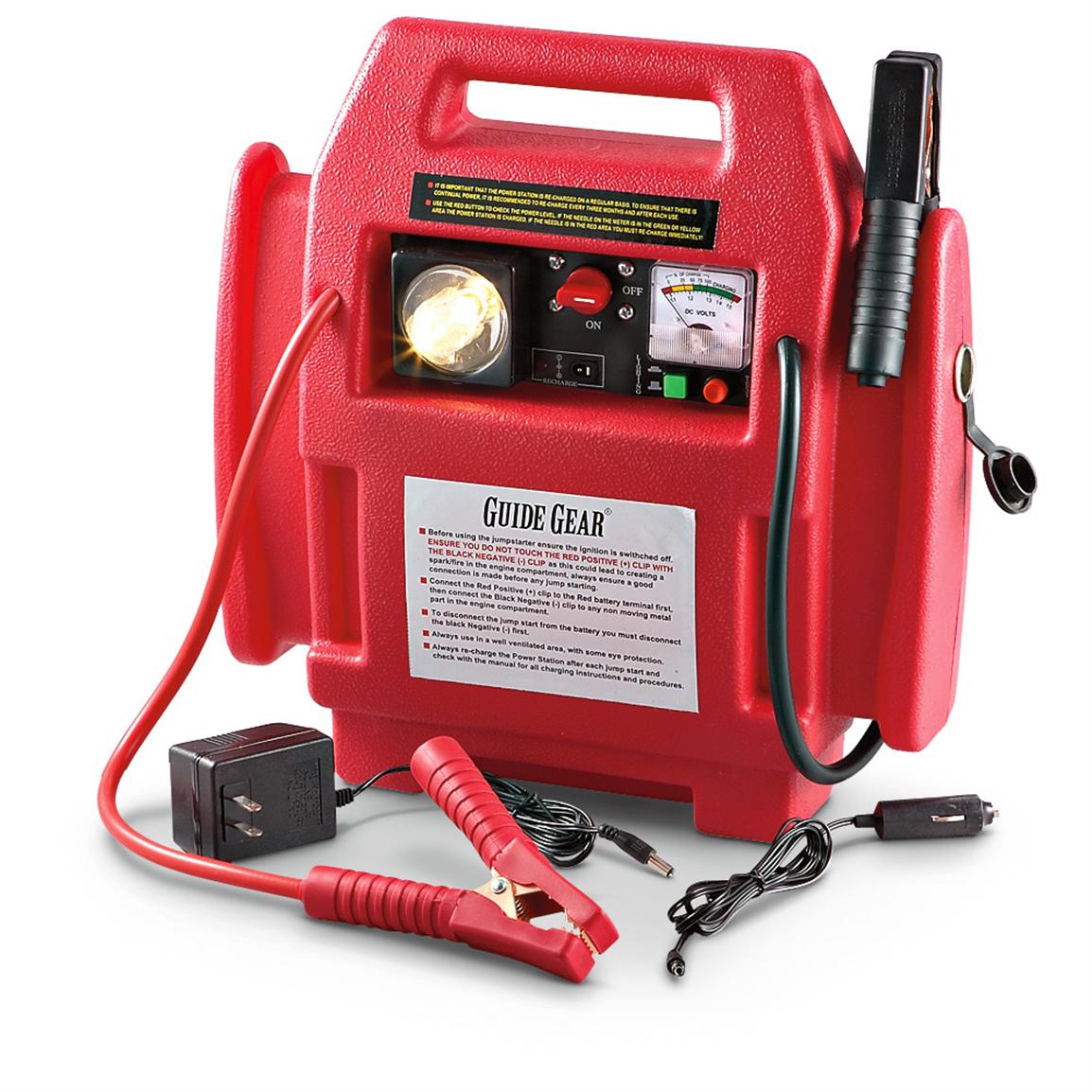 Guide Gear® Jumpstarter with Air Compressor - 203749, Chargers & Jump ...