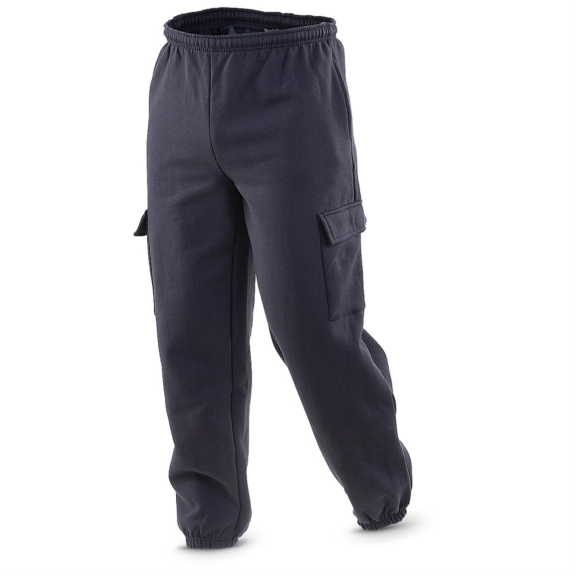 cargo fleece pants