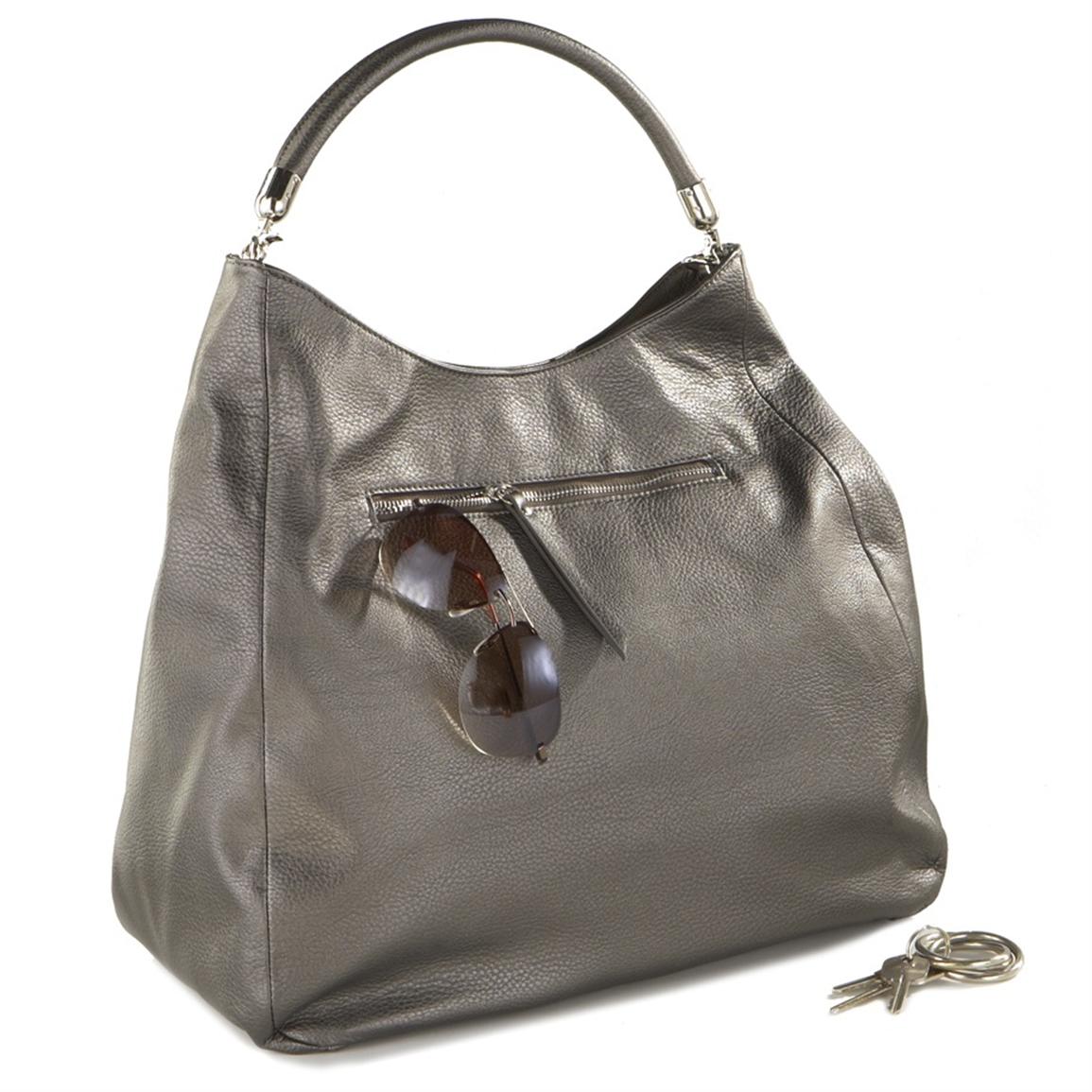 Shiraleah Premium Pebbled Pagan Hobo Bag - 204411, Purses & Handbags at ...