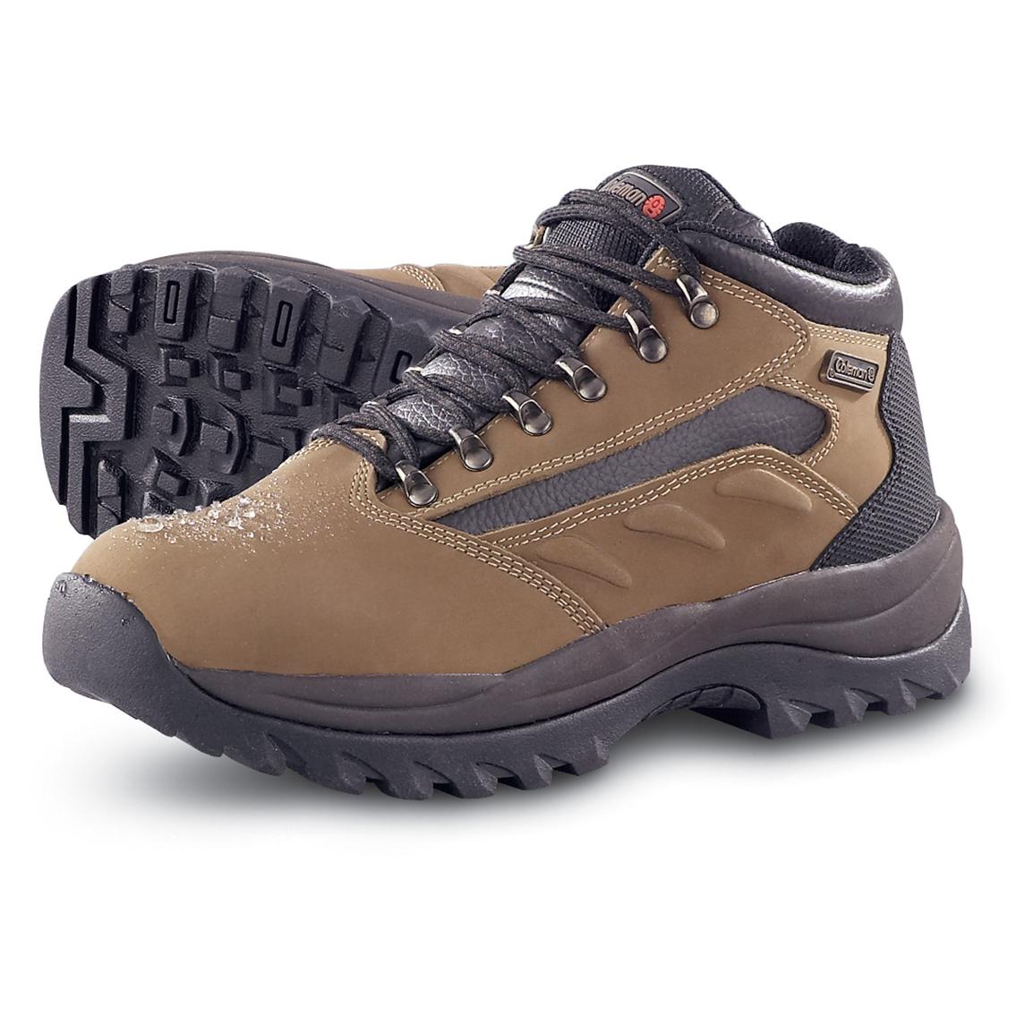 Men's Coleman® Waterproof Hikers, Brown / Black - 20457, Hiking Boots ...