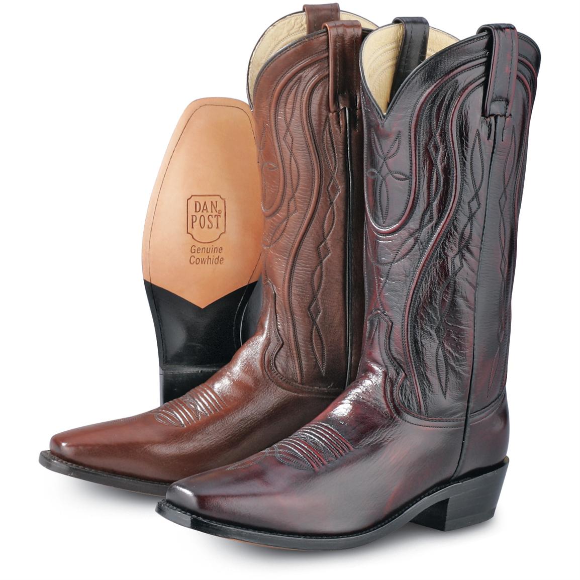 dan post mignon leather cowboy boots