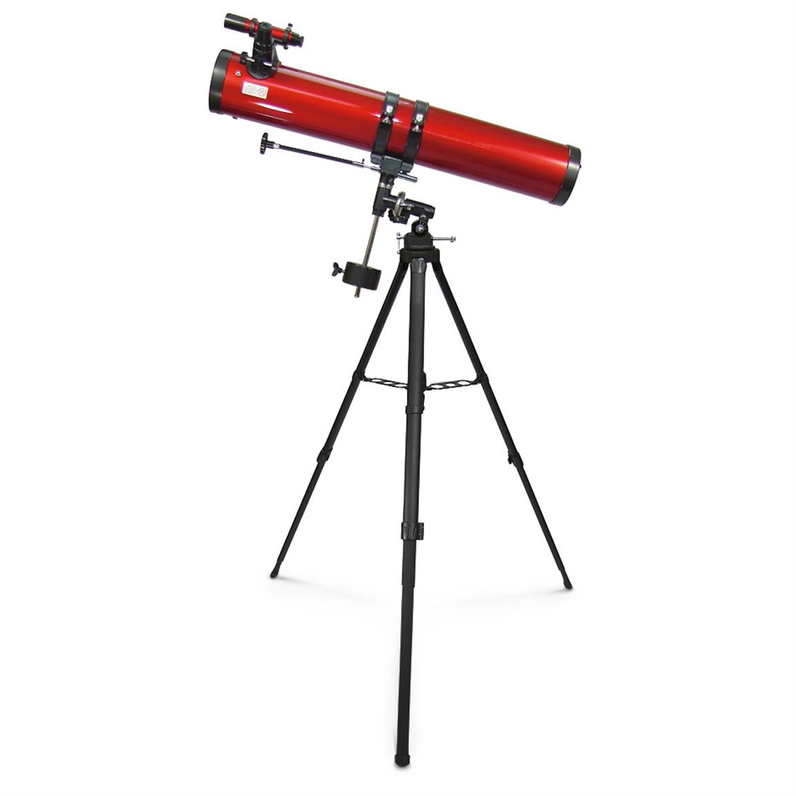 Carson Optical® 114 mm Red Reflector Telescope 204676