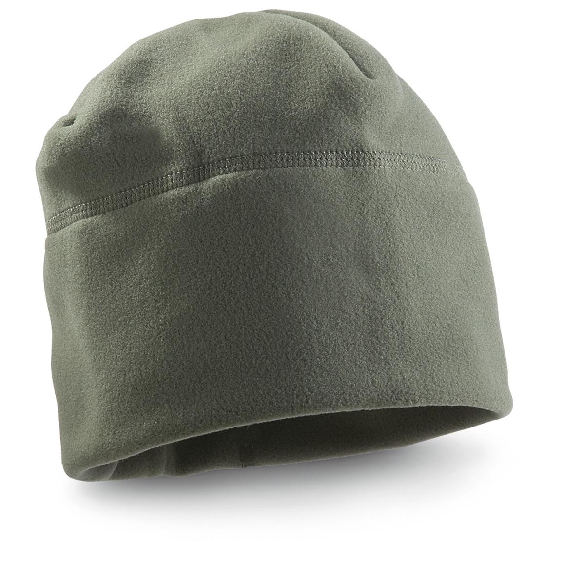 3 - Pk. of Polartec® Military - style Microfleece Caps, Foliage ...
