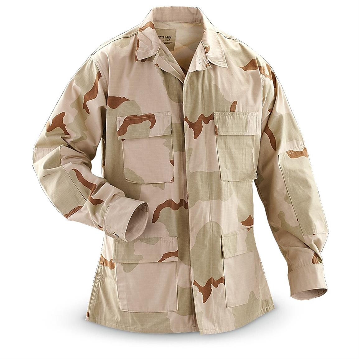 New U.S. Military BDU Pants, 3 - color Desert Camo - 204932, Pants at ...