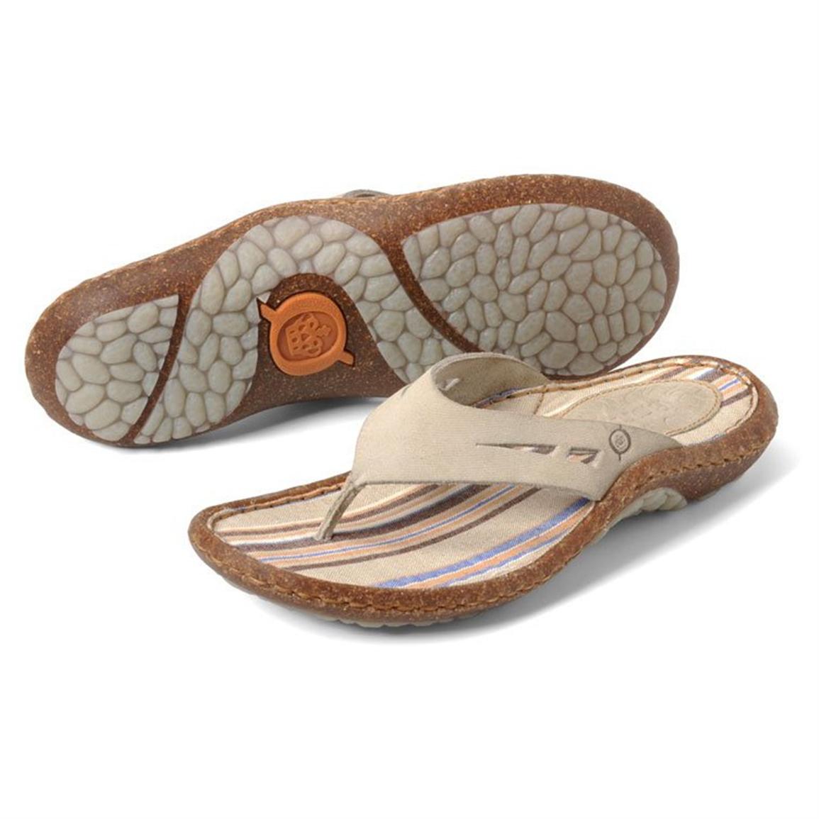Men's Born® Suede Rail Sandals 205241, Sandals & Flip Flops at