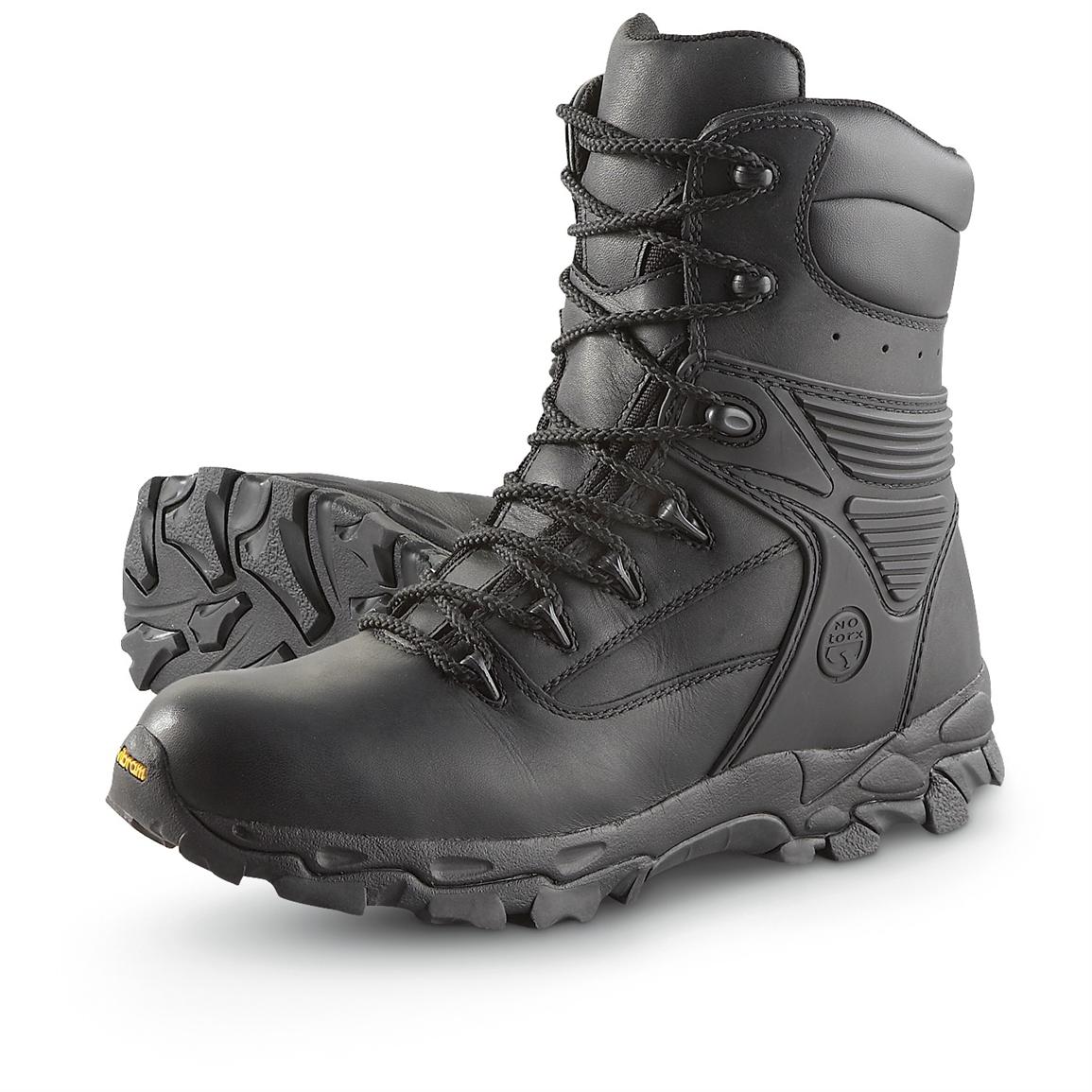 Men's Waterproof FED Force Vibram® Boots, Black - 205379, Combat ...