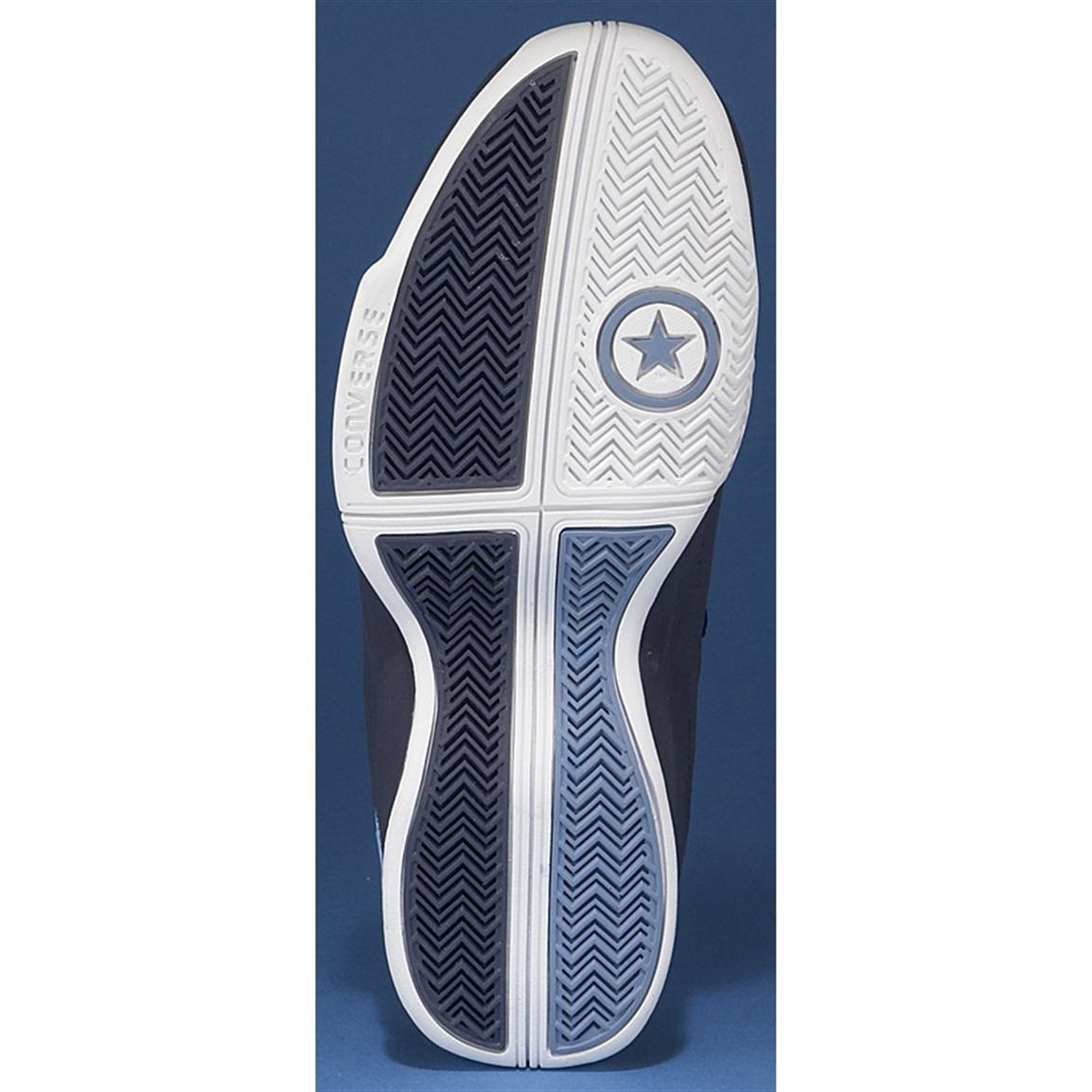 Men's Converse® Transition Mid Basketball Shoes, White / Blue / Light