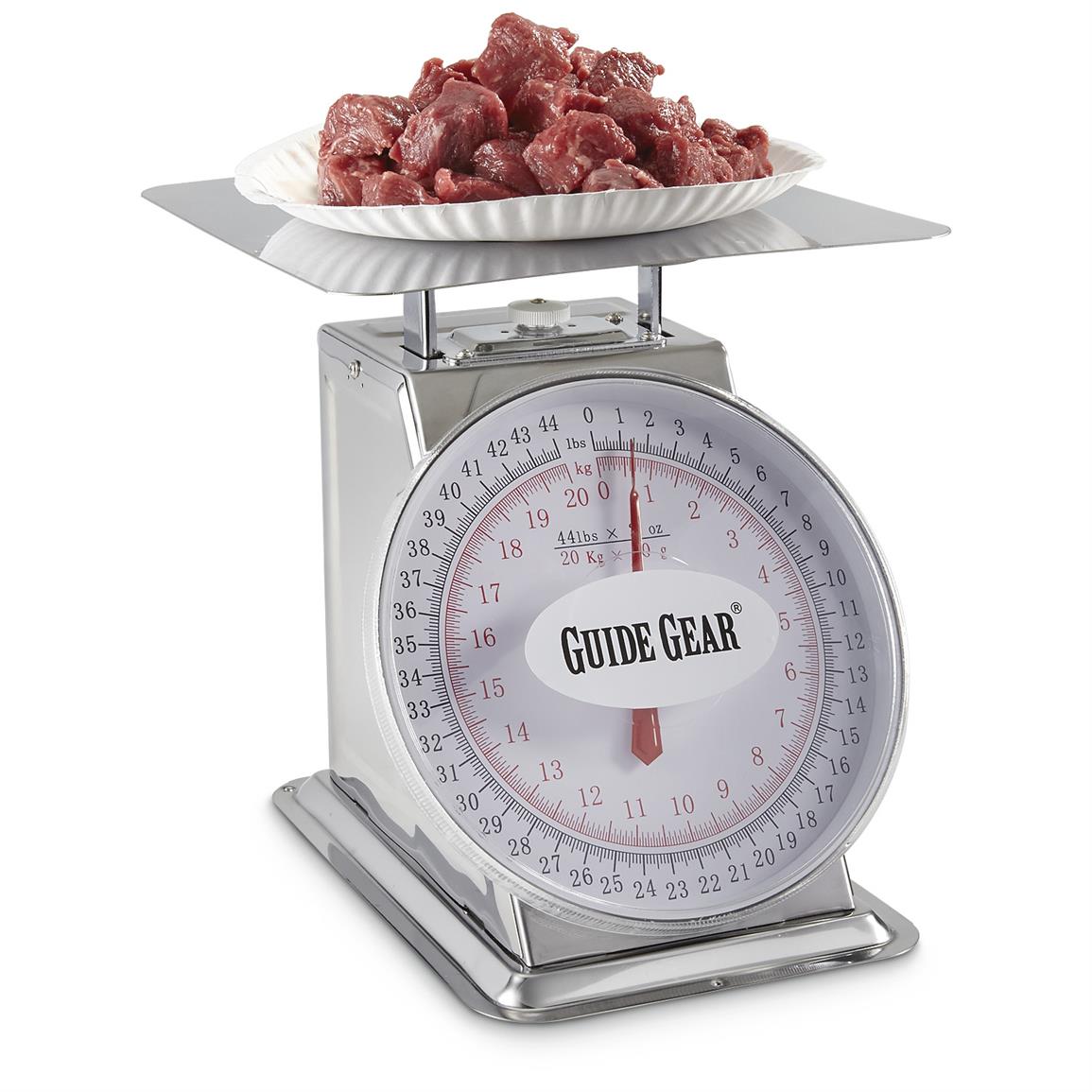 Guide Gear Stainless Steel Kitchen Food Scale, 44 lb.