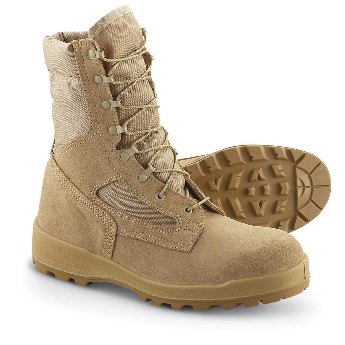 Men's Wellco® V - Trax® Desert Boots, Tan - 205765, Tactical Boots at ...