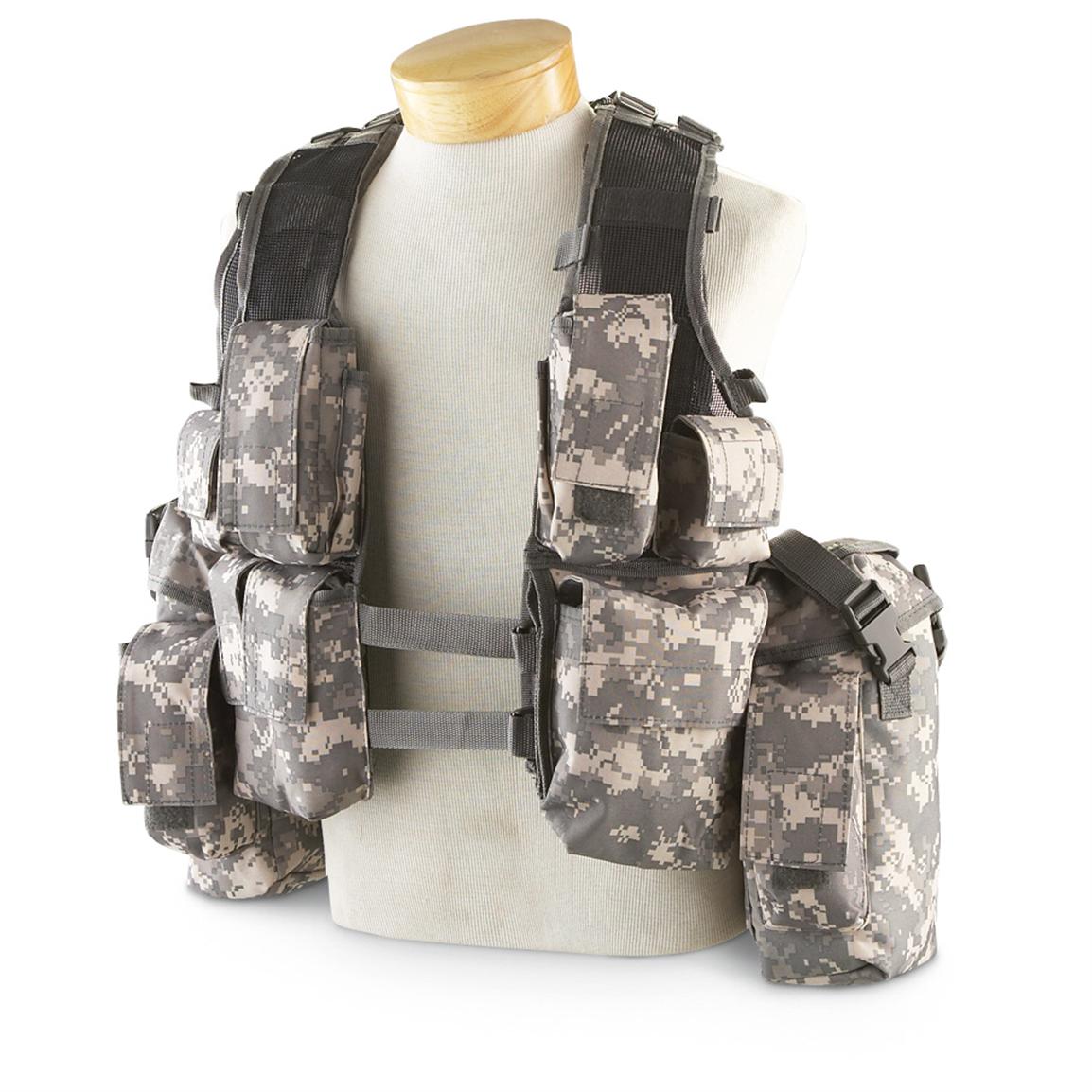 Mil - Tec® Tactical Vest, Army Digital - 206191, Tactical Vests at