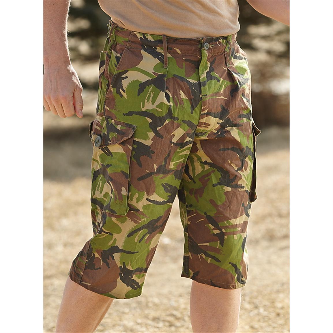 Used British Military Surplus DPM Bermuda Shorts, Camo - 206201, Shorts ...