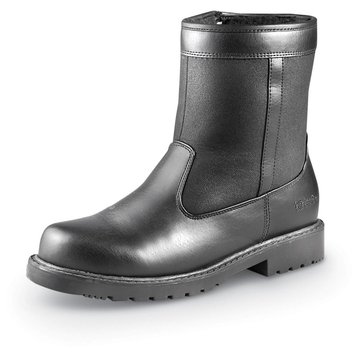 Totes Men's Side-Zip Stadium Boots, Black - 206275, Winter & Snow Boots ...