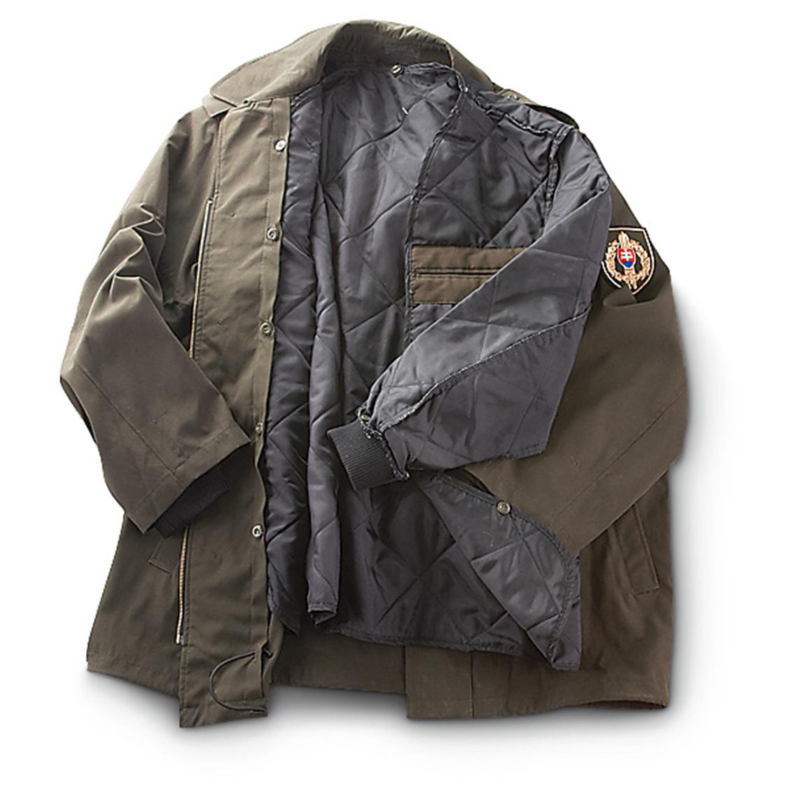 Used Slovakian Military M98 Parka with Liner, Dark Green 206294, Insulated Jackets & Coats at