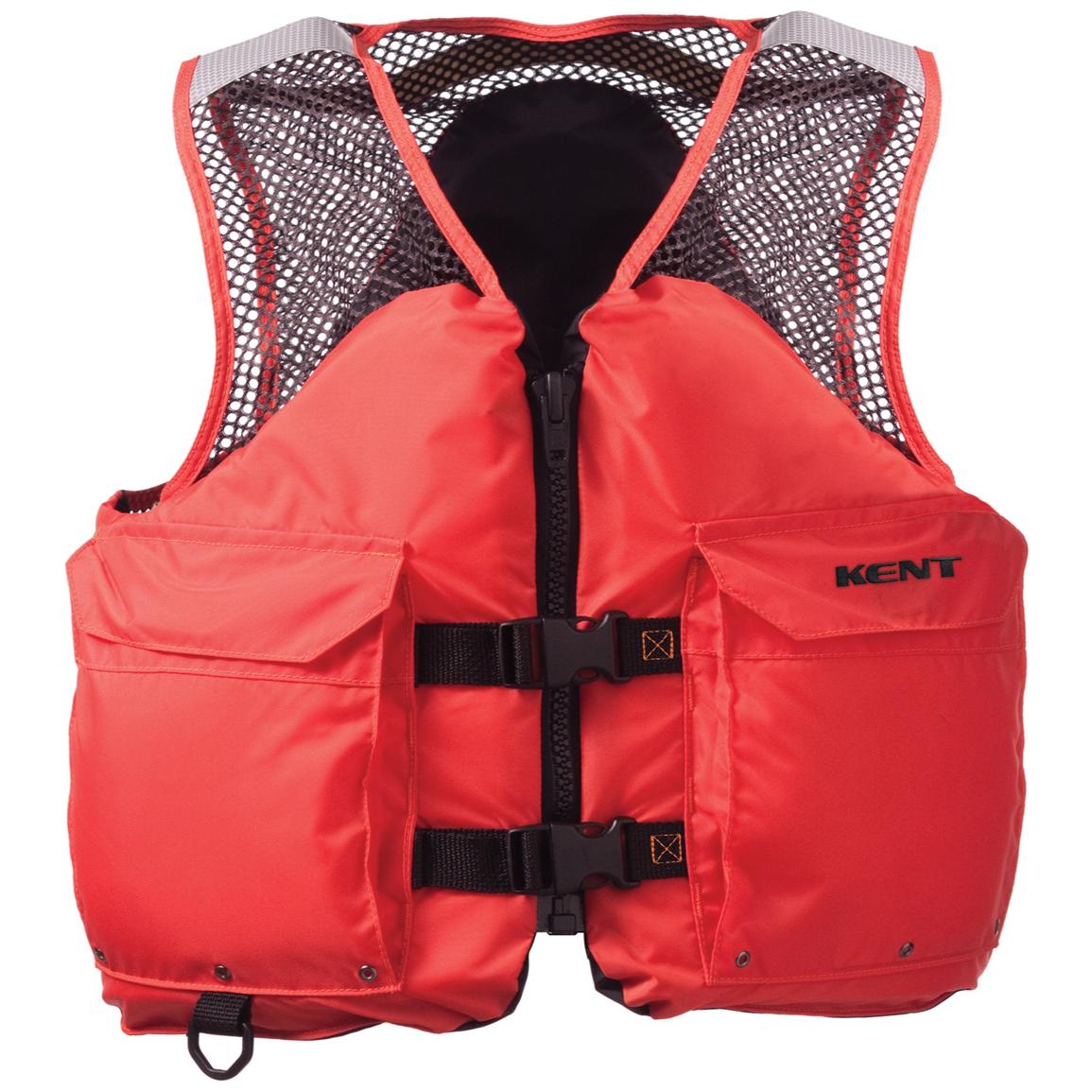 Kent® Mesh Deluxe Commercial Life Vest - 206404, Emergency & Rescue ...