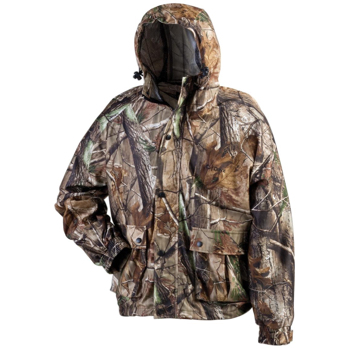 Onyx® Silent Pursuit Camouflage Jacket, Realtree® AP™ - 206427, Rain ...