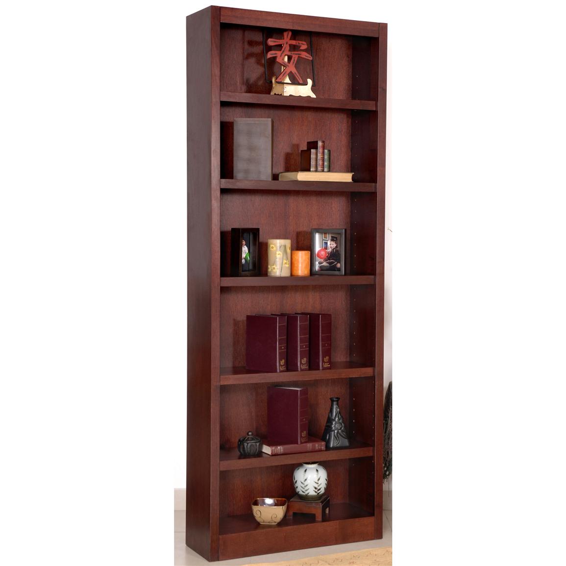 Concepts in Wood 6 - shelf Bookcase - 206542, Office at ...
