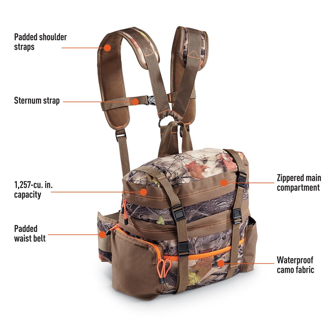 camo hunting backpack