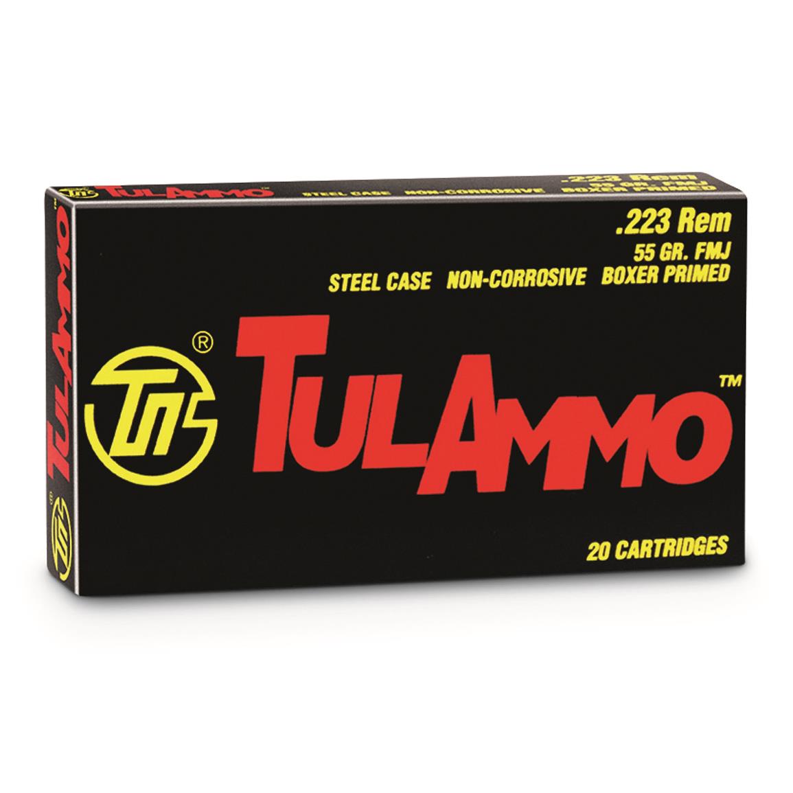 260 rounds of TulAmmo .223 Remington
